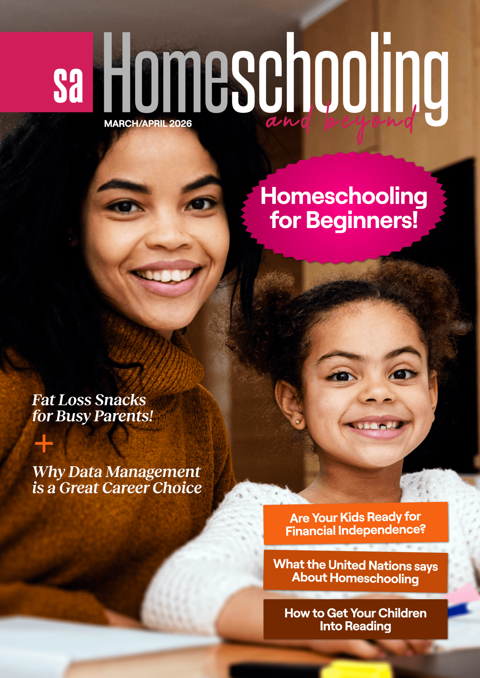 SA HOMESCHOOLING & BEYOND: MARCH/APRIL 2026 ISSUE OUT NOW! cover